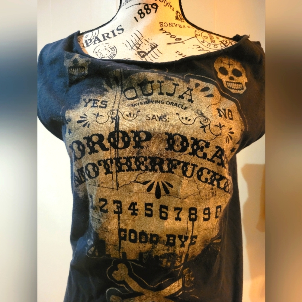 Vintage Ouija Wm T shirt dress sz medium